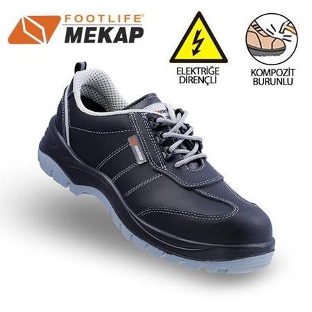 Mekap Policap 230-03 Siyah S2 SRC Elektrikçi Ayakkabısı