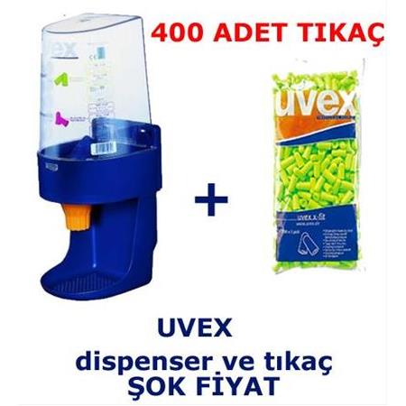 Uvex Dispenser + 400 ADET Kulak Tıkacı dahil