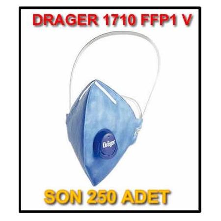 DRAGER X-PLORE 1710 FFP1 D VENTİLLİ KATLANABİLİR TOZ MASKE 39 51 081