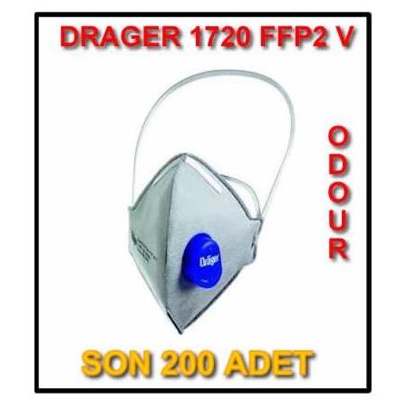 Drager X-plore 1720 V Odour Karbonlu FFP2 Ventilli 39 51 085