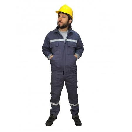 İş Takımı Standart (mont+pantolon) Reflektörlü %100 Pamuk Kapitoneli Kışlık